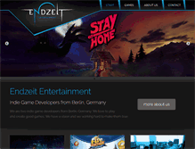 Tablet Screenshot of endzeit-entertainment.com